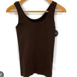 Shimera shapewear seamless camisole tank dark brown